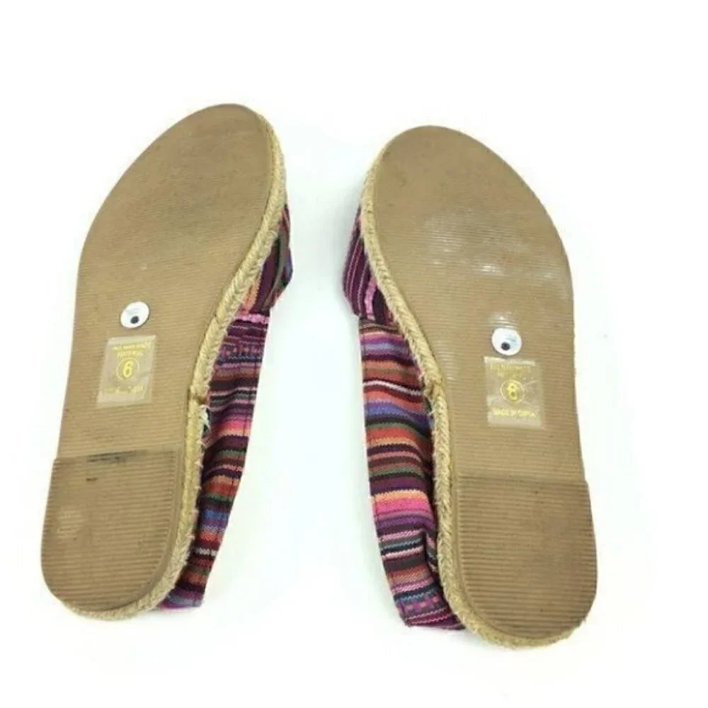 Charlotte Russe Flats Size 6 Slip On Espadrilles